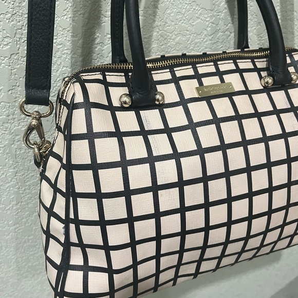 Kate spade windowpane satchel - Picture 3 of 9